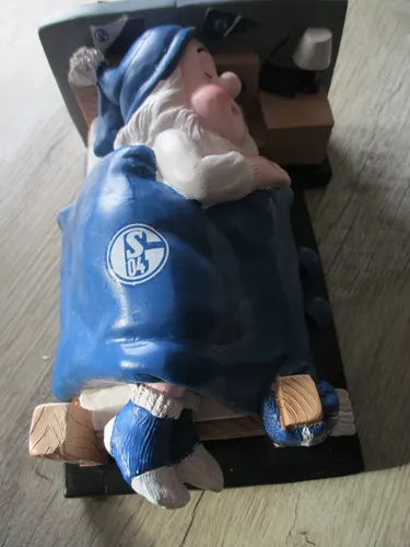 FC Schalke 04 Gartenzwerg – Handbemalte Fan-Deko