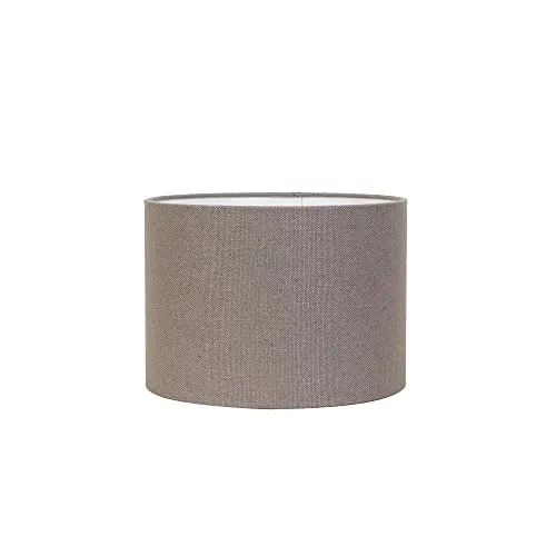 Light & Living Lampenschirm LIVIGNO, Ø 20 cm, Braun, Weiß in braun von Light & Living