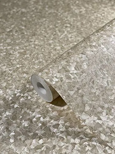 Glööckler Vliestapete mit Glitzermuster in beige von marburg
