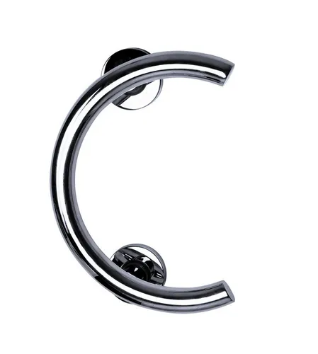 Ridder Wandgriff Art - Belastbar bis 110 kg, 33 cm Länge - Behinderten-Bedarf, ergonomisch geformte Grifffläche für sicheren Halt, ideal für Badezimmer, belastbar bis 110 kg, aus robustem Edelstahl.
