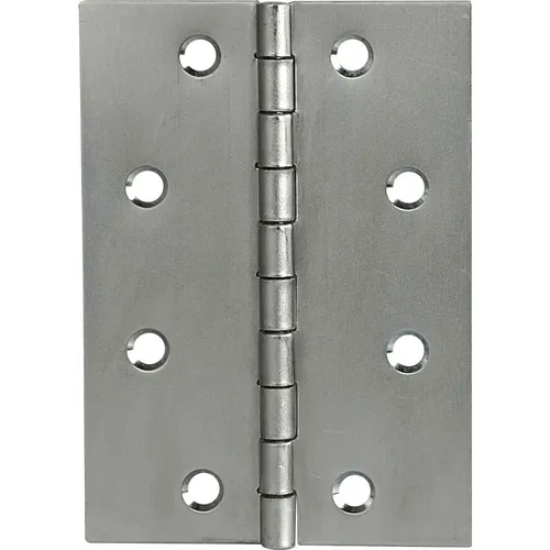 SCHMALE Scharnier DIN 7954 B halbbreit 100 x 72 mm, Edelstahl