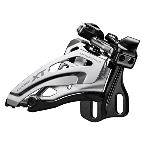SHIMANO Deore Umwerfer, Silber - Vordere Fahrradumwerfer mit präziser Schaltperformance und hochwertiger Verarbeitung für ein optimales Fahrerlebnis.