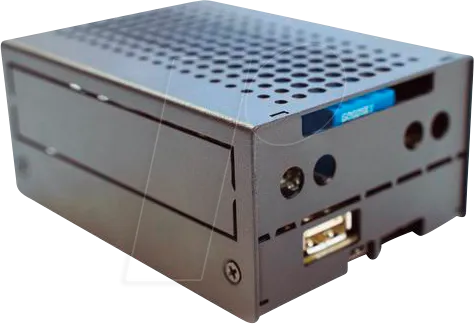 KKSB CASE 60795 - Gehäuse für BeaglBone Black, Stahl, schwarz