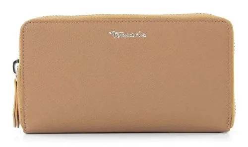 Tamaris Geldbörse TAS Amanda - Stilvolle Damenbörse - Elegante Geldbörse aus weichem Leder mit geprägter Optik, 12 Kreditkartenfächern und Reißverschluss-Münzfach. Ideal für Ausgehen und Events.