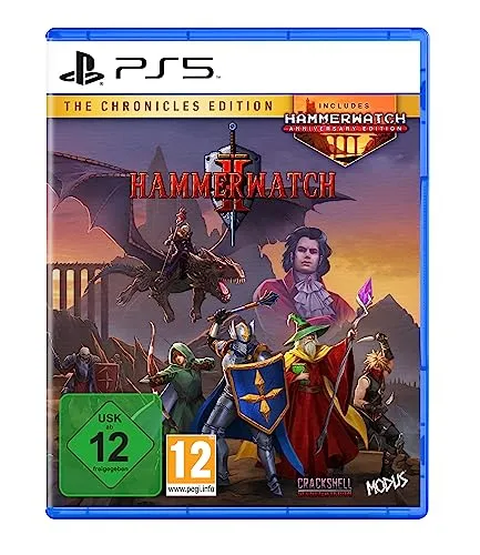 Hammerwatch II – The Chronicles Edition für PS5 - Action-Adventure Spiel, erschienen 2023, für Sony PlayStation 5, bietet spannende Abenteuer und ist ideal für Fans von epischen Geschichten.