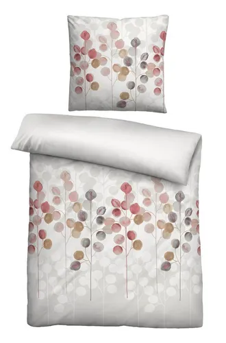 Biberna Bettwäsche Ella, Seersucker, 2-teilig, bügelfrei in beige von biberna