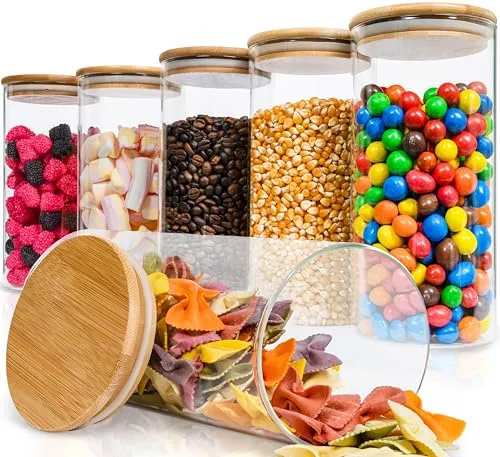 Deco haus® Vorratsgläser mit Deckel 6er Set von Deco haus