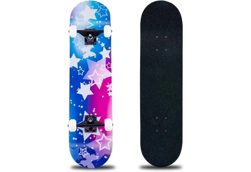 Skateboard 31x8 Zoll Ahorn 8-lagig ABEC11 95A Rollen Dream