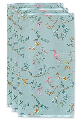 [W] Pip Les Fleurs Blue 55x100 Set a 3 in blau von Pip Studio