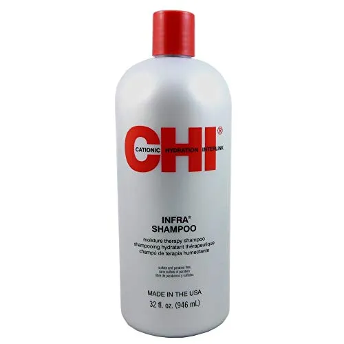 CHI Infra hydratisierendes Shampoo 946 ml - Haarshampoo für Damen, reinigt sanft und stärkt die Haarfasern, sorgt für Glanz und Volumen – für gesundes, vitales Haar.