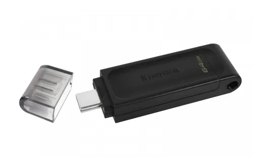 Kingston DataTraveler 70 - DT70 64GB USB-C-Stick, superschnelle USB 3.2 Gen 1 Geschwindigkeiten und praktisches Design für unterwegs