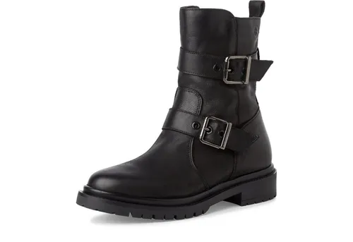 Tamaris Stiefelette 1-25474-43 001 - Wanderschuhe mit 4 cm Absatzhöhe, ideal für stilvolle Outdoor-Aktivitäten und höchsten Tragekomfort dank hochwertiger Textilmaterialien.