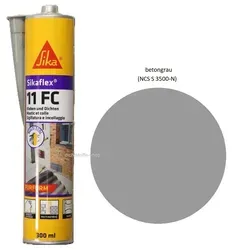 Sikaflex 11 FC betongrau 1K Polyurethan Dichtstoff 300ml Kartusche