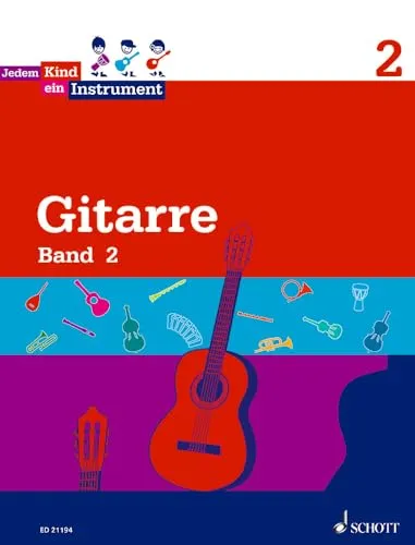 Jedem Kind ein Instrument: Band 2 - JeKi. Gitarre. Schülerheft.