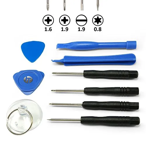 Incutex Werkzeugset Reparaturset für iPhone, Computer, Laptop, PC, Kamera, Telefon, MacBook, Handy, PS4, Xbox, Uhr, Brille, Ringreparatur