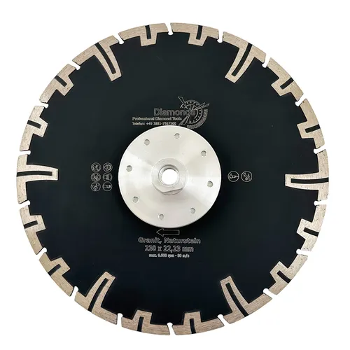 Profi Spezial Speed T Diamant-Trennscheibe 230 mm mit Aufnahmeflansch M14, Aufna