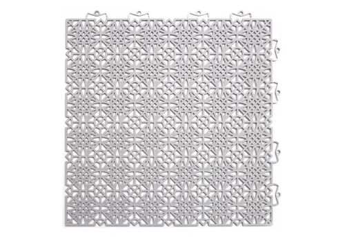 Andiamo Kunststoff-Fliesen Terra Sol, Terrassenfliesen, wetterfest, Made in Switzerland, Set, 35 St., erhältlich mit 7 Stück (1 qm), 14 Stück (2 qm) oder 35 Stück (5 qm), Klickfliesen, 38x38 cm, Balkon Bodenbelag, UV-beständig