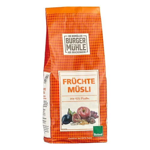 Früchte Müsli 750g | BURGERMÜHLE