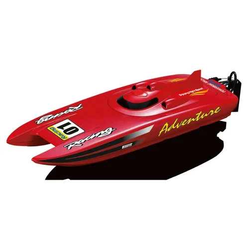 Amewi Rennkatamaran Adventure rot 2,4 GHz - 30 km/h, 45 cm - RC-Modelle mit schnellem Rennkatamaran, bis zu 30 km/h schnell und ideal für spannende Wasserabenteuer.