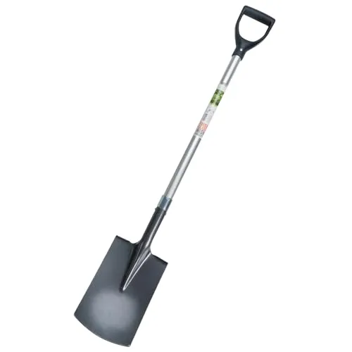 Gärtnerspaten Bauspaten Stahl pulverbeschichtet in schwarz von Land-Haus-Shop