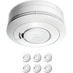 Ei Electronics Ei650 Rauchwarnmelder - Zuverlässiger Rauchmelder mit 10 Jahren Batterie, ausgezeichnet von Stiftung Warentest – für höchste Sicherheit in Ihrem Zuhause ohne störende Anzeigen.