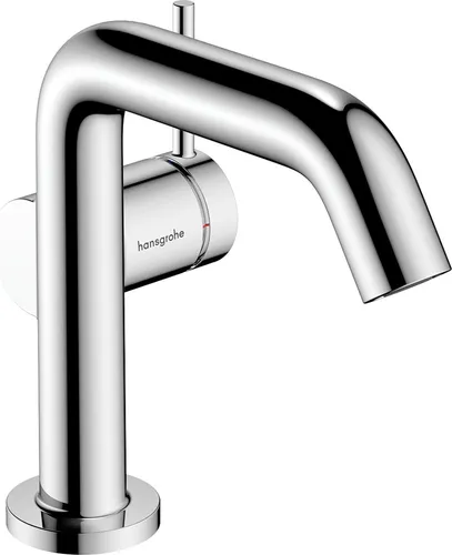 hansgrohe Tecturis S Einhebel-Waschtischarmatur 110 - Waschtischarmaturen mit wassersparender CoolStart-Technologie, ideal für umweltbewusste Nutzer. Ausladung 130 mm und inklusive Zugstangen-Ablaufgarnitur.