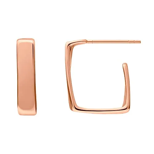 Heideman Ohrringe Debra Damen aus Edelstahl rosegold farbend matt Ohrstecker für Frauen rosevergoldet poliert