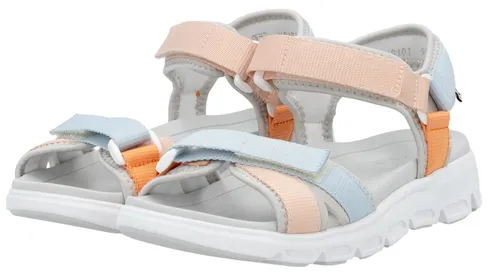 Rieker Damen V8401 Trekkingsandalen, Mehrfarbig, 37 EU in gelb von Rieker