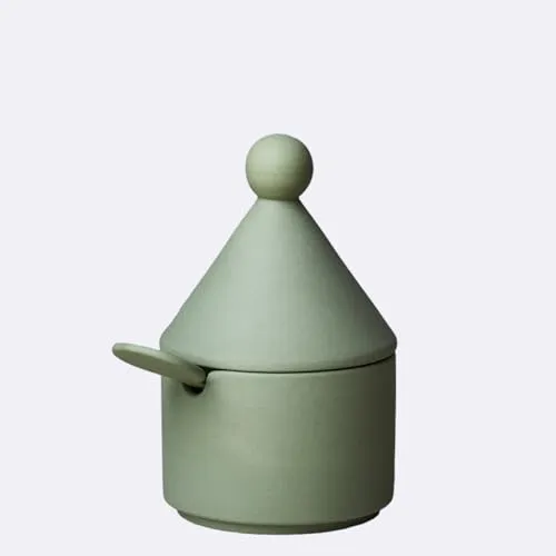 chic.mic GOOD MOOD Zuckerdose Porzellan (eucalyptus) von chic.mic