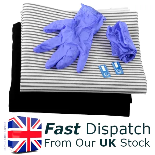 60cm Dunstabzugshaube Filter Papier Fett / Dunkelgrau Handschuhe & Zeit Streifen