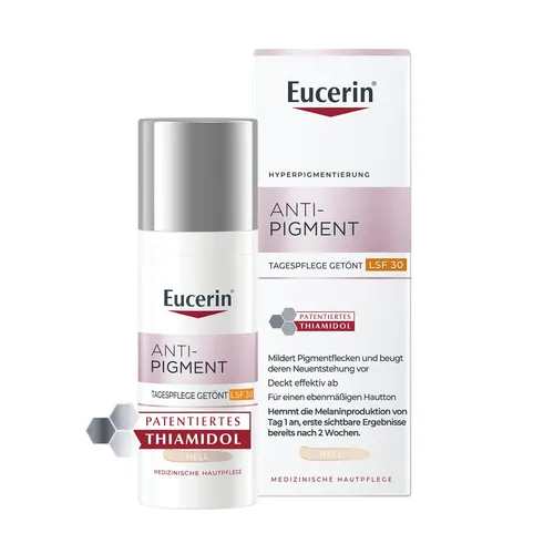 Eucerin Anti-pigment Tag getönt hell LSF 50 ml