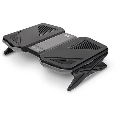 Thermaltake Massive Air Notebook Cooler | 15 Zoll | Black - Laptop-Ständer für 15 Zoll Laptops, optimierter Airflow und flexible Höhenverstellung für eine gesunde Körperhaltung.