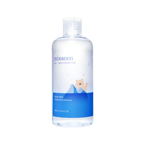 Mixsoon Glacier Water Hyaluronic Acid Serum – 300 ml - Gesichtscremes mit einzigartiger Kombination aus Gletscherwasser und dreifacher Hyaluronsäure für intensive Feuchtigkeit und Wiederherstellung des natürlichen Hautgleichgewichts.