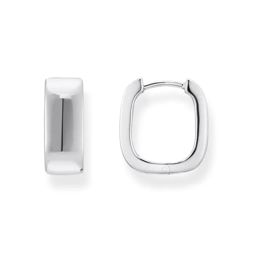 THOMAS SABO Creolen aus recyceltem 925 Silber in silber von THOMAS SABO