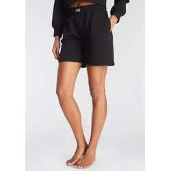 LASCANA Sweathose mit geripptem Hosenbund, Loungewear, Loungeanzug schwarz 32/34