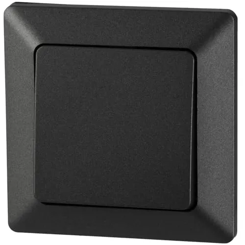 Unterputz Wechselschalter IP44, All-in-One, Serie C1 anthrazit