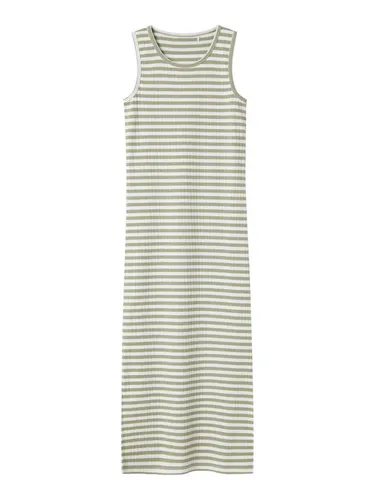 Name It Maxikleid NKFSURAJA XSL SL MAXI DRESS NOOS (1-tlg) knöchellang
