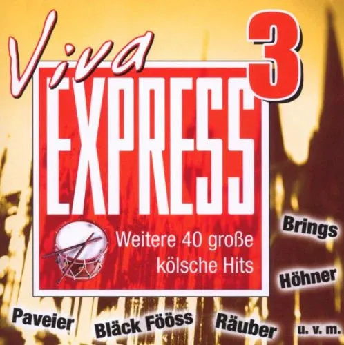 Viva Express 3 - Musik-CD mit einer Auswahl an Ohrwürmern, perfekt für jede Feier oder zum Entspannen.