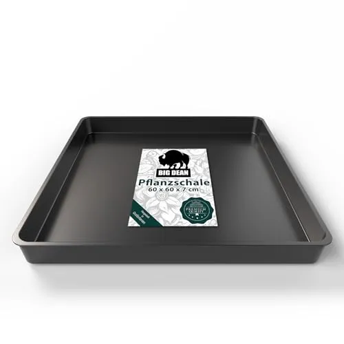 BigDean Pflanzschale groß 60x60x7cm ideal für anzüchten, Pflanzen & mehr
