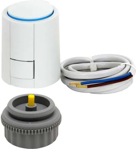 Stellantrieb Fußbodenheizung 24 V AC NC Alpha 5 Ventilanpassung VA20H