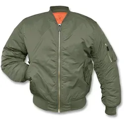 Mil-Tec Herren Mai 1 Jacke, Oliv, L EU - Funktionsjacke mit perfekter Passform, ausgestattet mit praktischen Außentaschen und einer Reißverschlusstasche am Oberarm für hohen Tragekomfort und modernes Design.