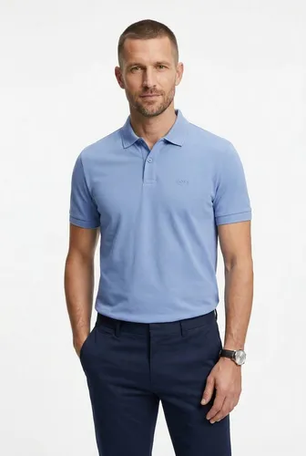 BOSS GREEN Poloshirt Pio blau XXL (54) - Hochwertiges Poloshirt aus 100% Baumwolle, pflegeleicht und ideal für den lässigen Alltag. Regular Fit mit Polokragen und Knopfleiste für optimalen Tragekomfort.