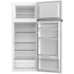 Amica Kühl/Gefrierkombi DT 374 170 W - 2-türige Kühlschrank-Gefrierkombination mit 211 l Nutzinhalt, automatischer Abtauung und LED-Beleuchtung, ideal für Familien und kleine Haushalte.