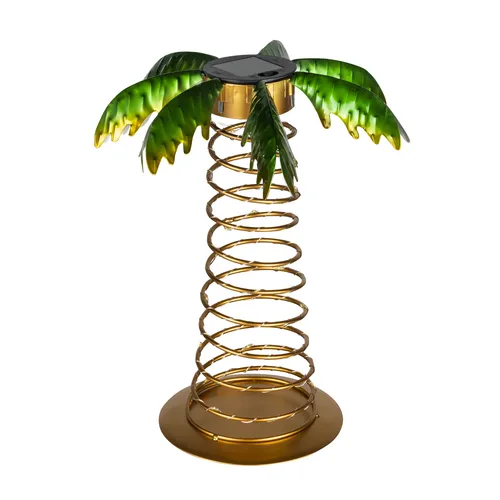 LED Solar Palme mit 20 LED´s in silber von Hi