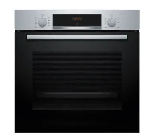 Bosch Einbau-Backofen HBA534ES3 - 71 l 3D-Heißluft - Backöfen mit 71 l Fassungsvermögen, 3D-Heißluft für gleichmäßiges Garen und EcoClean Selbstreinigung für minimalen Reinigungsaufwand. Perfekt für moderne Küchen!