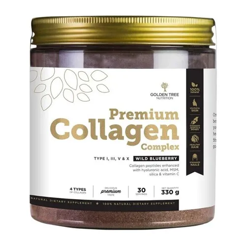 Produktbild Golden Tree Premium Collagen Complex, Hydrolysiertes Beerenkollagen, 330 g