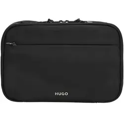 Hugo Godric Kulturbeutel schwarz 50552313-001 - Eleganter Kulturbeutel in Schwarz, 28 cm groß, ideal für Reisen und stilvolle Aufbewahrung von Kosmetikartikeln.