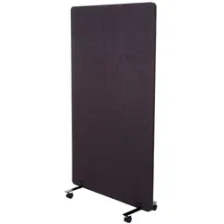 Akustik-Trennwand MCW-G77 - Büro-Sichtschutz Raumteiler - Paravent für effektiven Schalldämpfung, doppelwandig und rollbar - ideal für ruhige Arbeitsumgebungen.