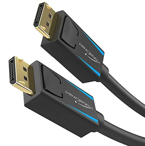 KabelDirekt – 4K & 8K DisplayPort Kabel, 240Hz – 10x 3m – erhältlich in 1m bis 5m – DP Kabel für alle DisplayPort-Anschlüsse (DisplayPort 1.4, erreicht 8K@60Hz an PCs, Laptops, Gaming-Monitoren)
