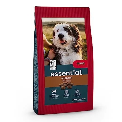 mera Essential Rind Hundetrockenfutter für ausgewachsene normal aktive Hunde, 2kg